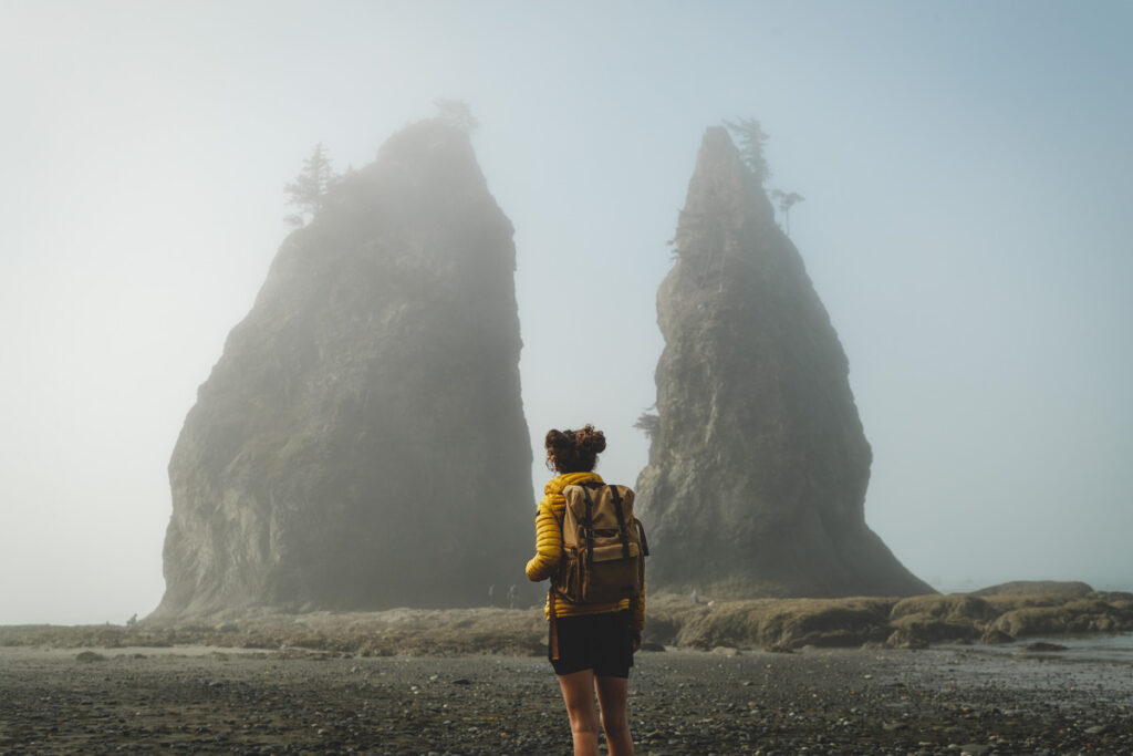 Rialto Beach in Olympic National Park is one of the best weekend trips from Seattle