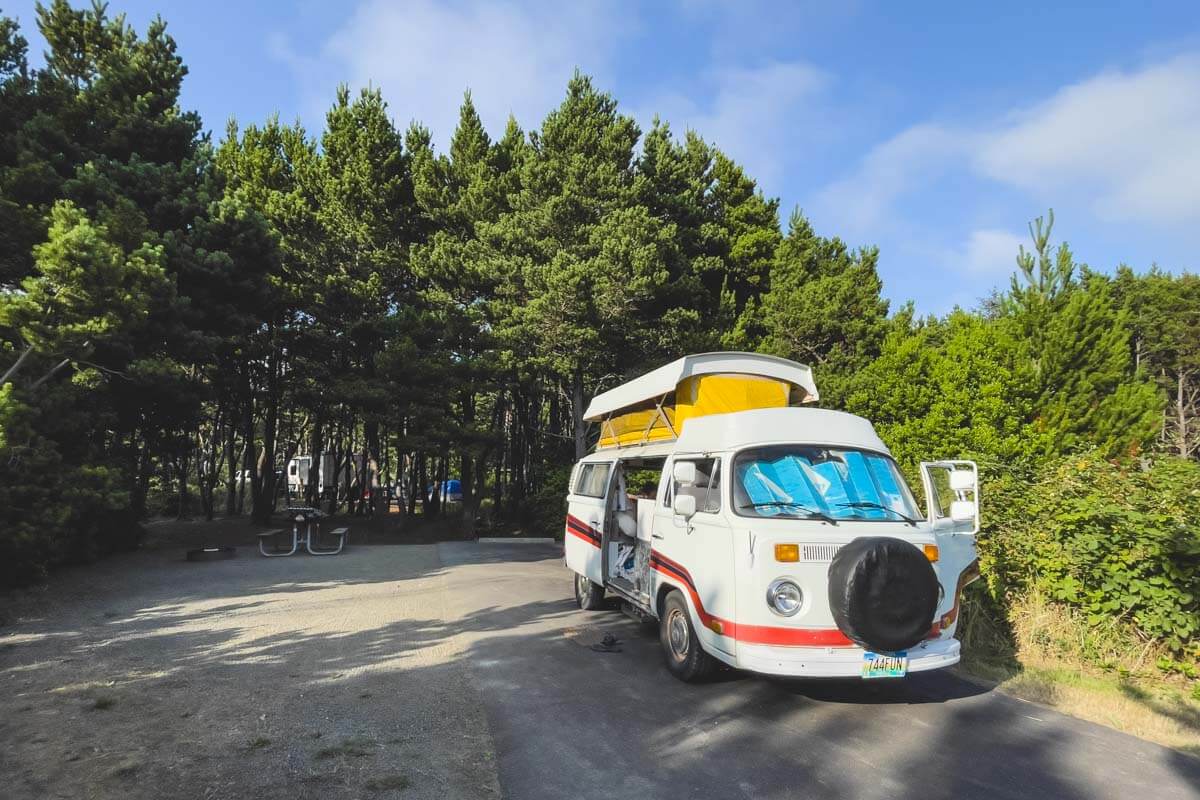 Camping at Grayland Beach State Park on the Washington coast