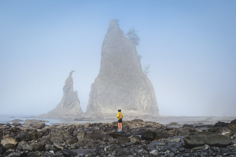 Hiking Rialto Beach to Hole in the Wall in Olympic National Park