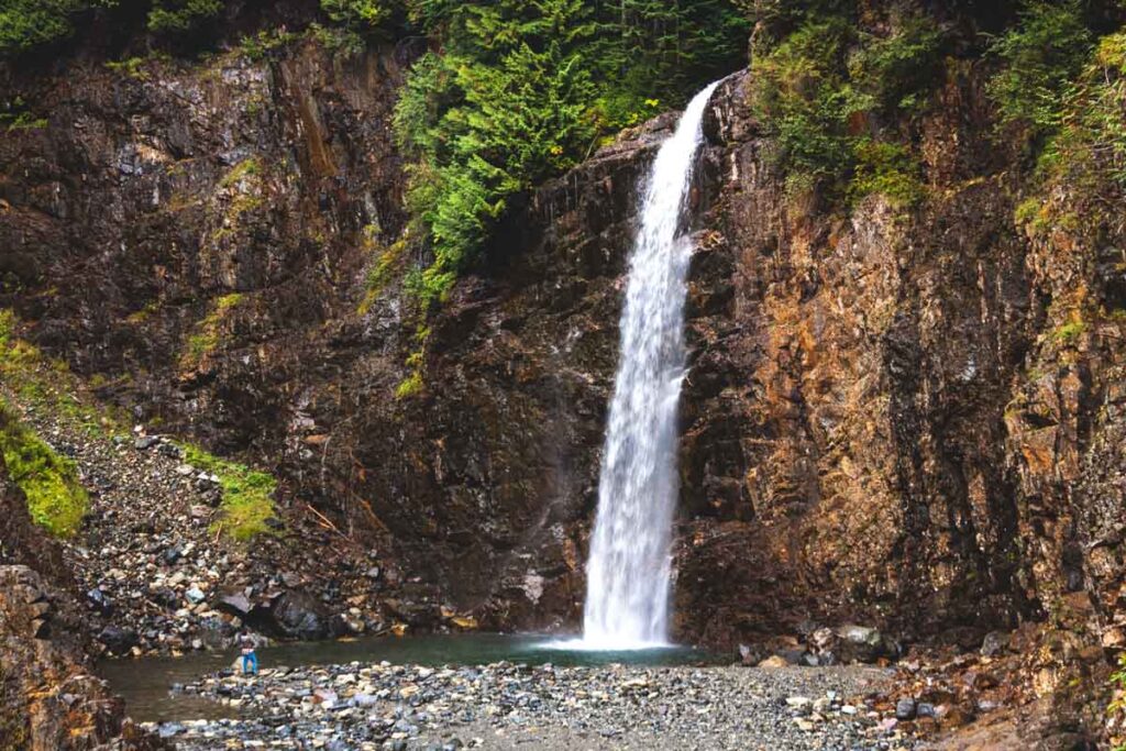 Franklin Falls Hike is one of the best day trips from Seattle