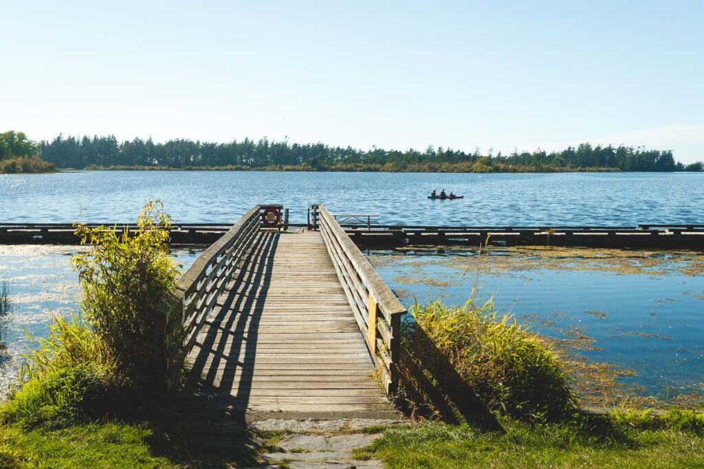 Jetty at Cranberry Lake Deception Pass