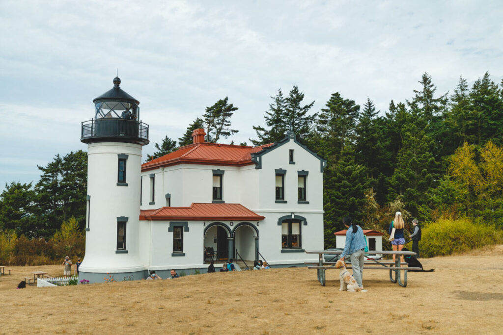 Whidbey Island lighthouse a day trip from Seattle