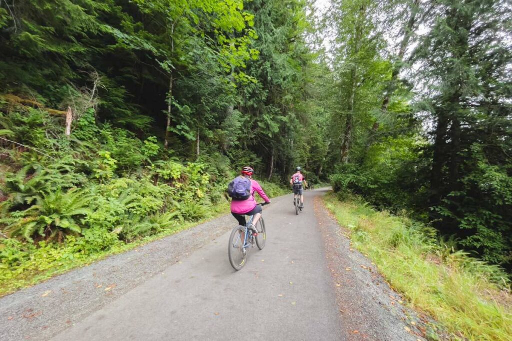 Cycling the Olympic Discovery Trail for things to do in Port Angeles