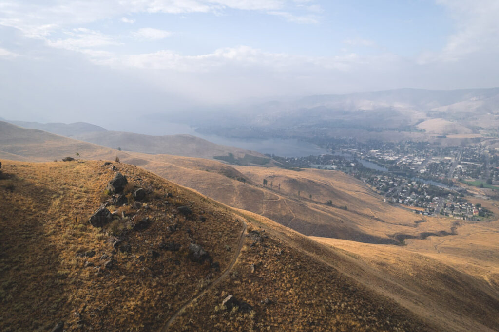 Take a hike and soak in the views at the Chelan Butte Trail summit.