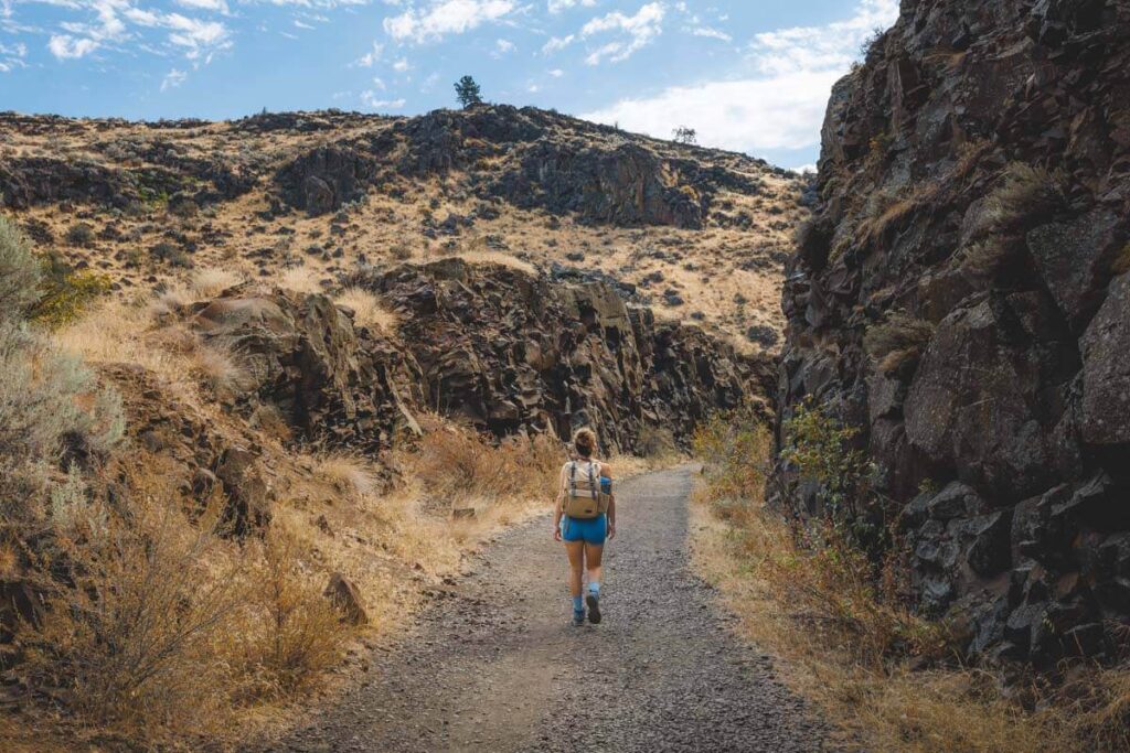 Hiking Cowiche Canyon Trail West for things to do in Yakima