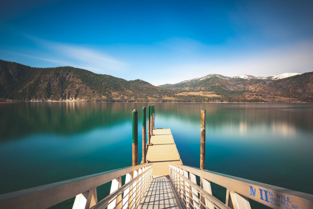 Explore the marine dock at Lake Chelan