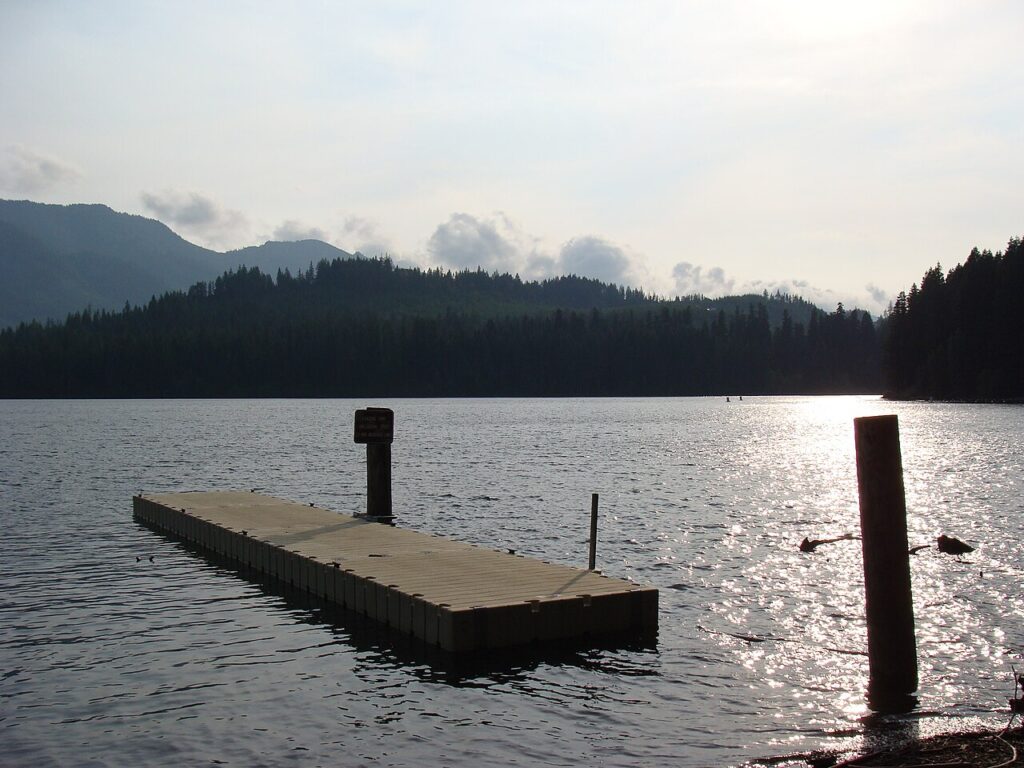 Lake Easton dock.
